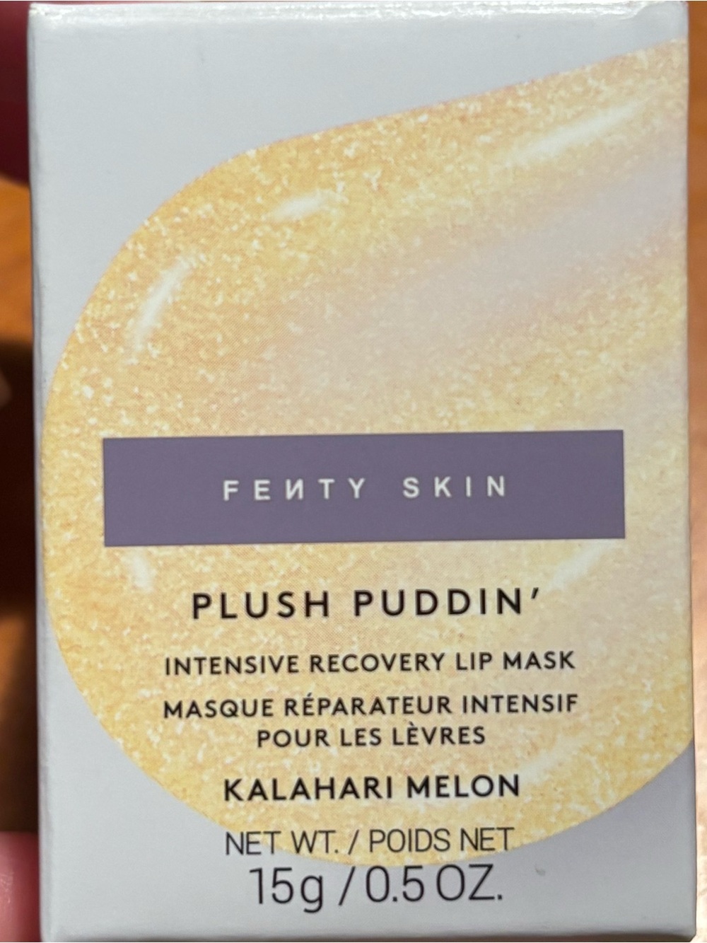 Fenty Skin Plush Puddin’ Intensive Recovery Lip Mask Kahari Melon - Picture 4 of 16
